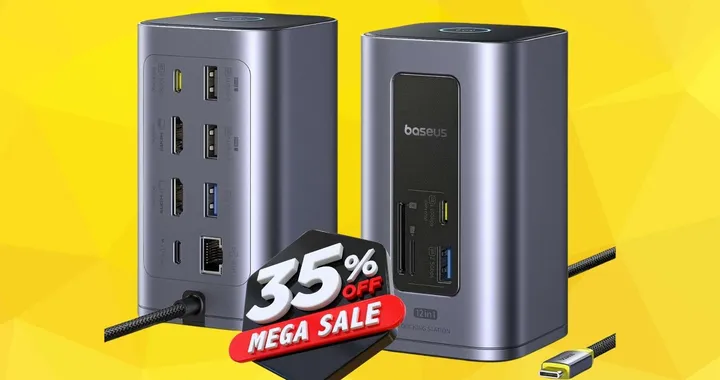 Docking Station 12 in 1 per avere tutto a portata di mano oggi al 35% in meno