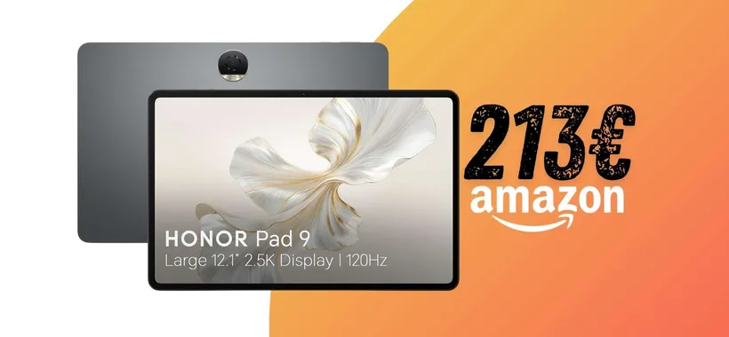 HONOR Pad 9 (8GB/256GB) da 12,1 pollici a un prezzaccio, BEST BUY