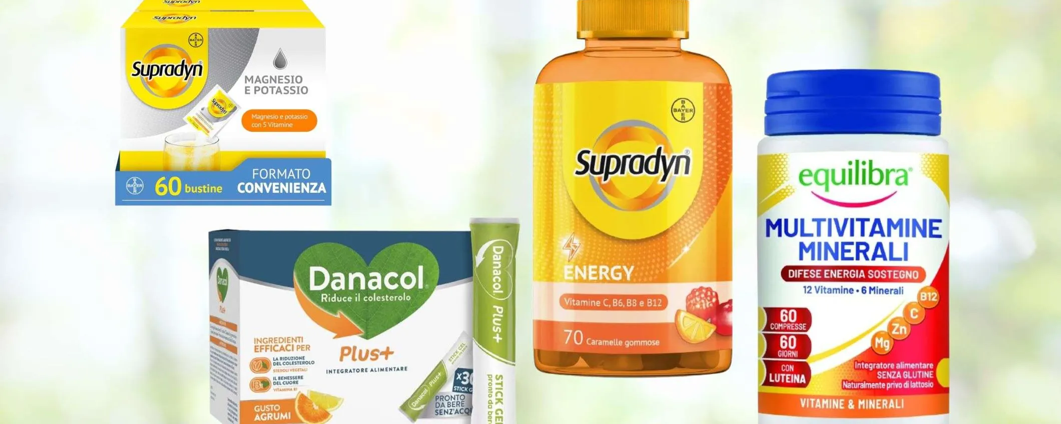 Integratori da 4,65€ su Amazon, promo SCORTA su vitamine, probiotici e altri