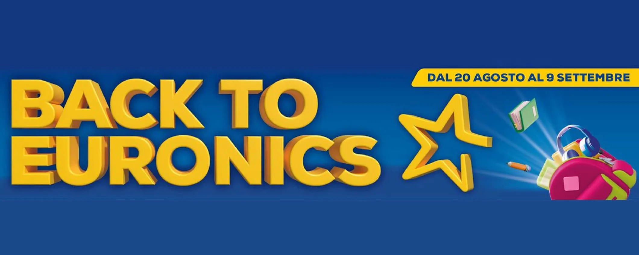 Volantino Euronics, con il back to school grandi risparmi su PC, smartphone e tablet