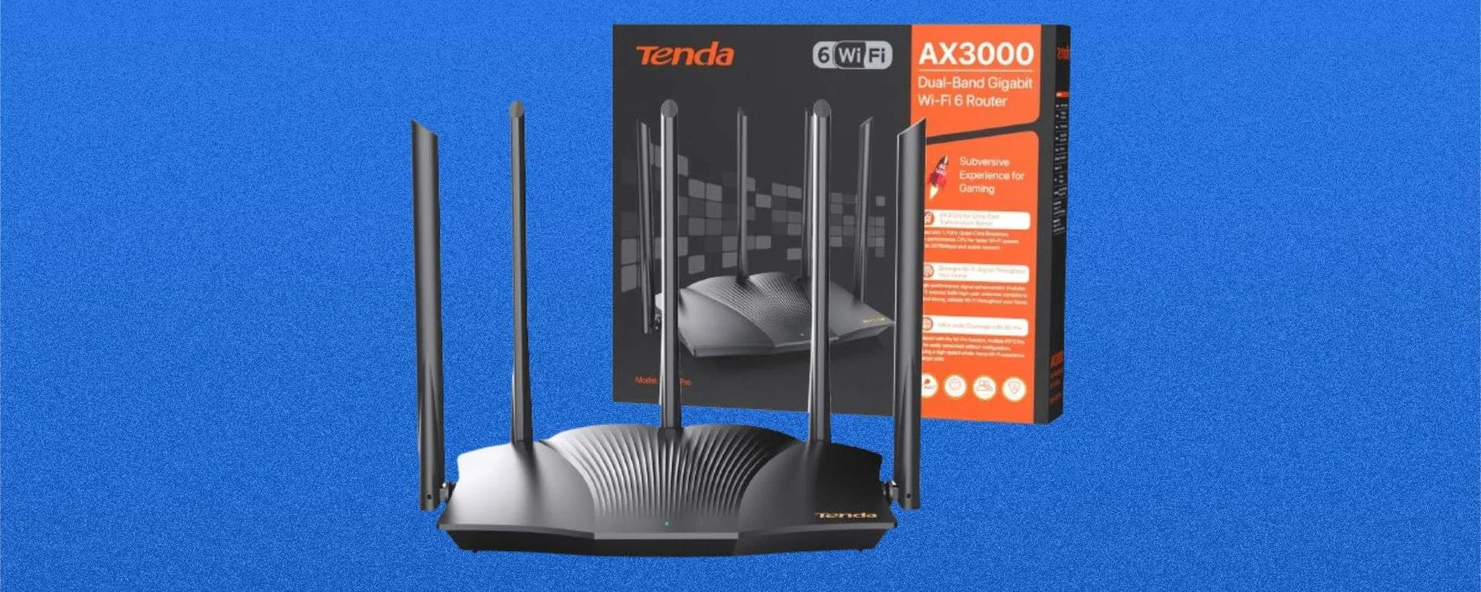 Tenda RX12 Pro in super offerta: router Wi-Fi 6 a meno di 60€