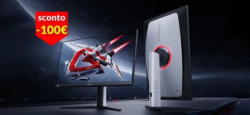 Monitor gaming 4K Xiaomi Mini LED 27'' in sconto (-100€): splendido IPS a 180Hz