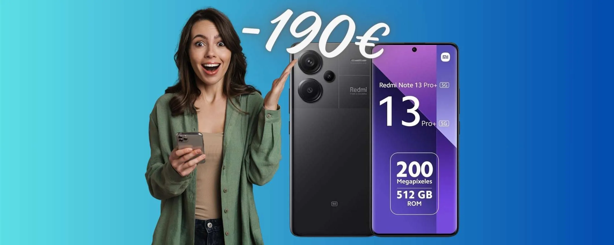 eBay SCIOGLIE il PREZZO di Redmi Note 13 Pro+ 5G, RISPARMI oltre 190€