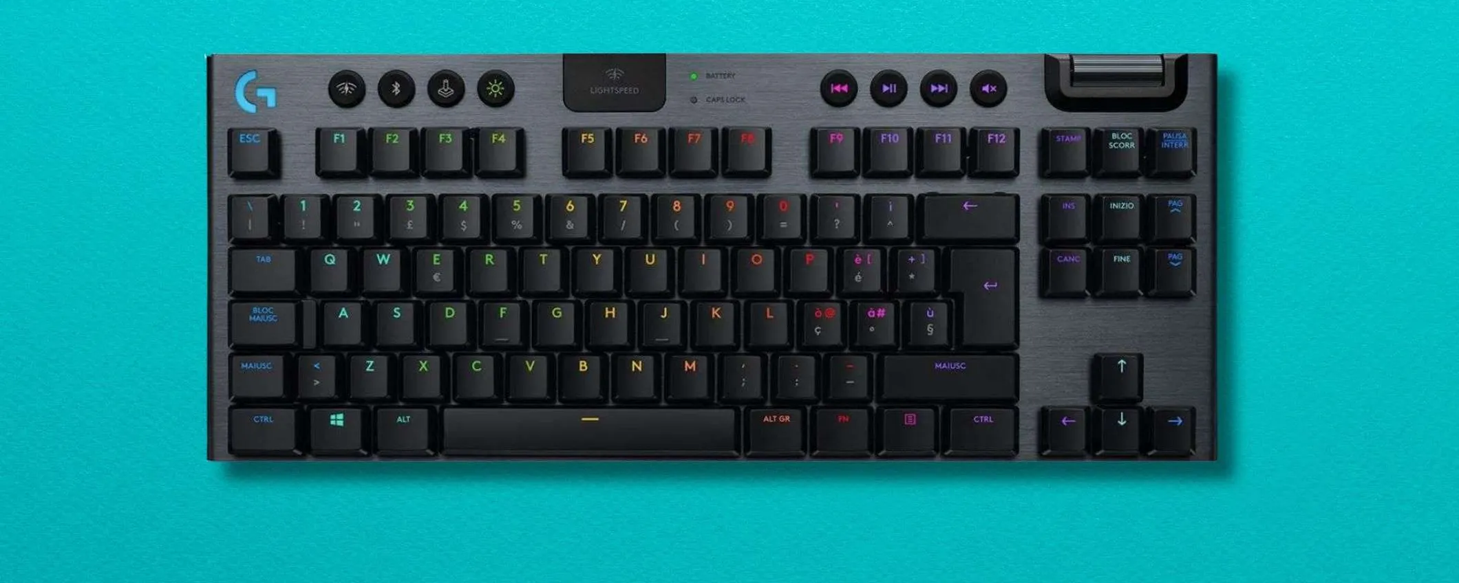 Logitech G915 Lightspped TKL, sconto 28% su Amazon: la tastiera gaming definitiva