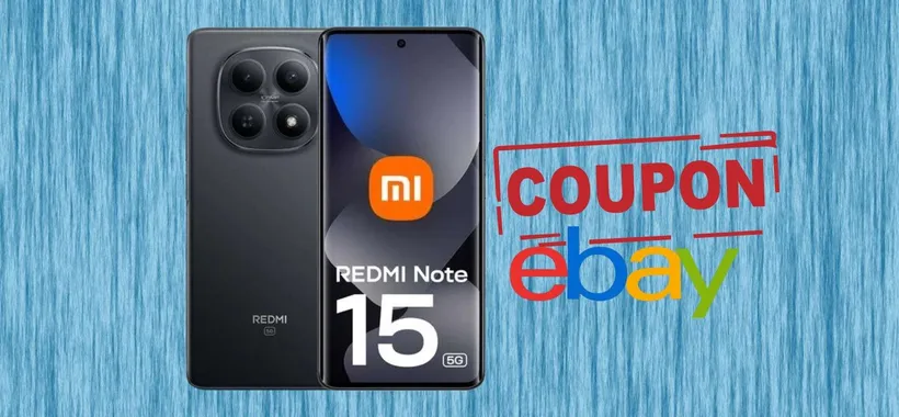 Redmi Note 15 5G da 256GB su eBay a un prezzaccio con il codice segreto