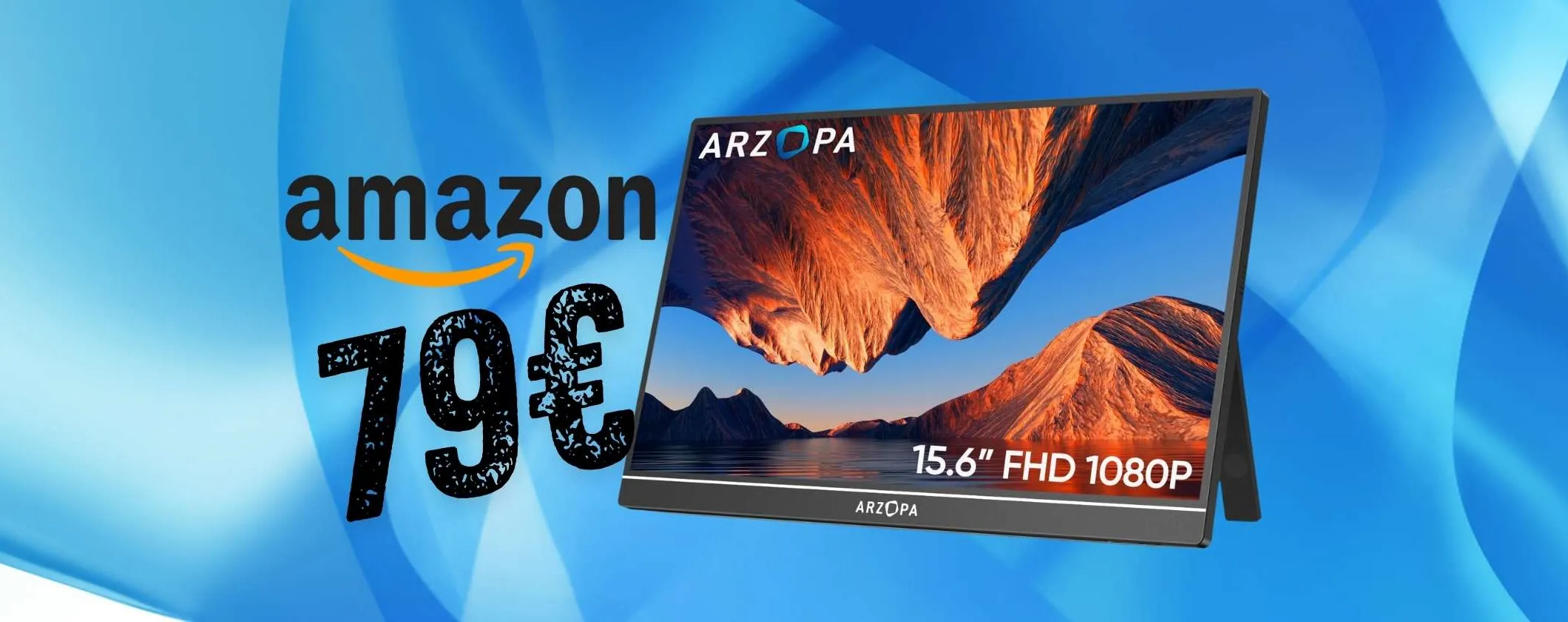 Lavora e gioca dove vuoi con il monitor portatile ARZOPA da 15,6