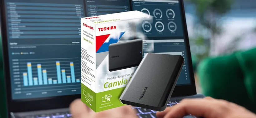 Tutto lo spazio che vuoi con l'Hard Disk Esterno 4TB Toshiba in doppio sconto