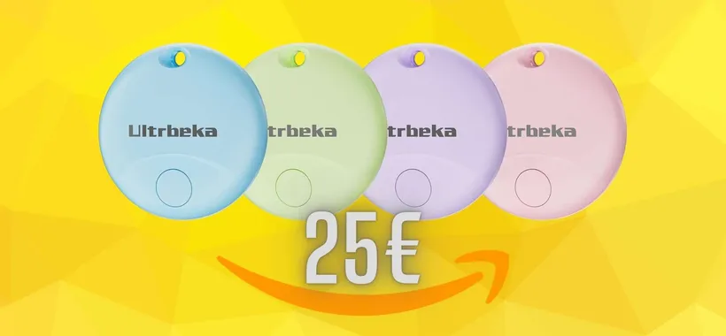 4 trova oggetti smart impermeabili e con batteria sostituibile (25€)