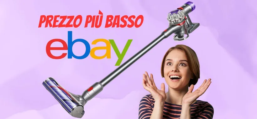Dyson V8 (ricondizionato) in DOPPIO SCONTO su eBay, il MIGLIOR PREZZO