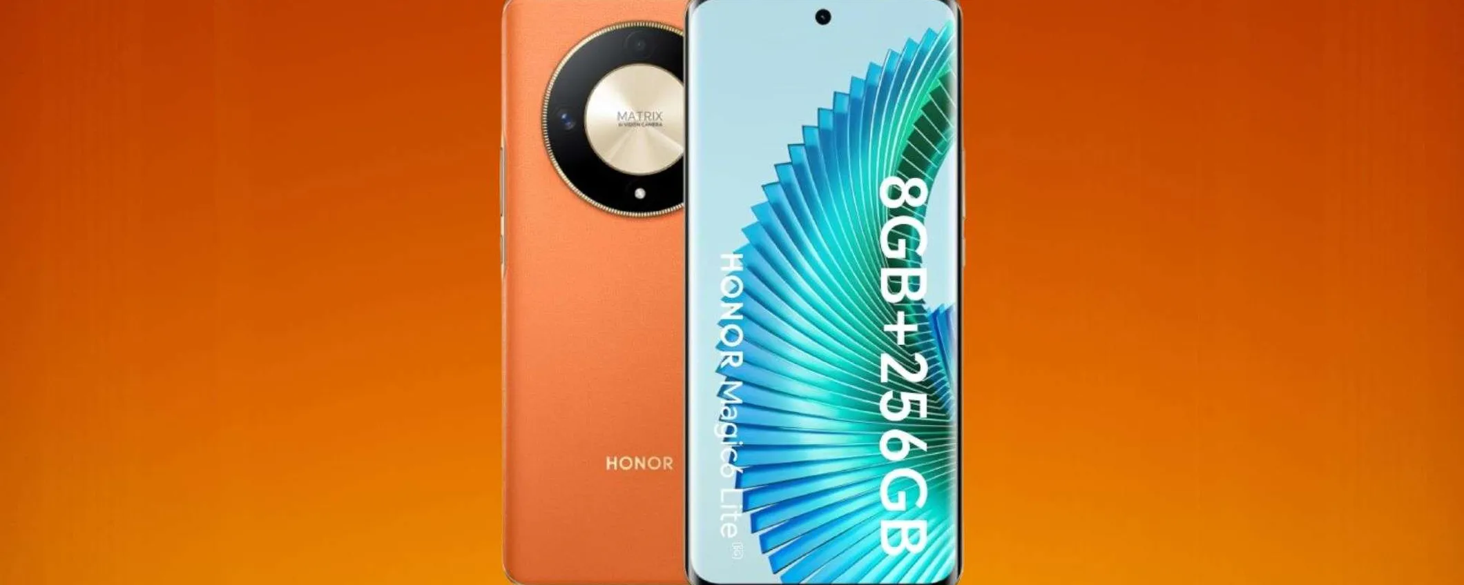 Honor Magic6 Lite in offerta, risparmi 100€: un ottimo mid-range Android