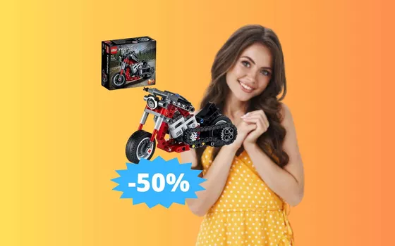 LEGO Technic Motocicletta: divertimento ad un prezzo FOLLE (-50%)