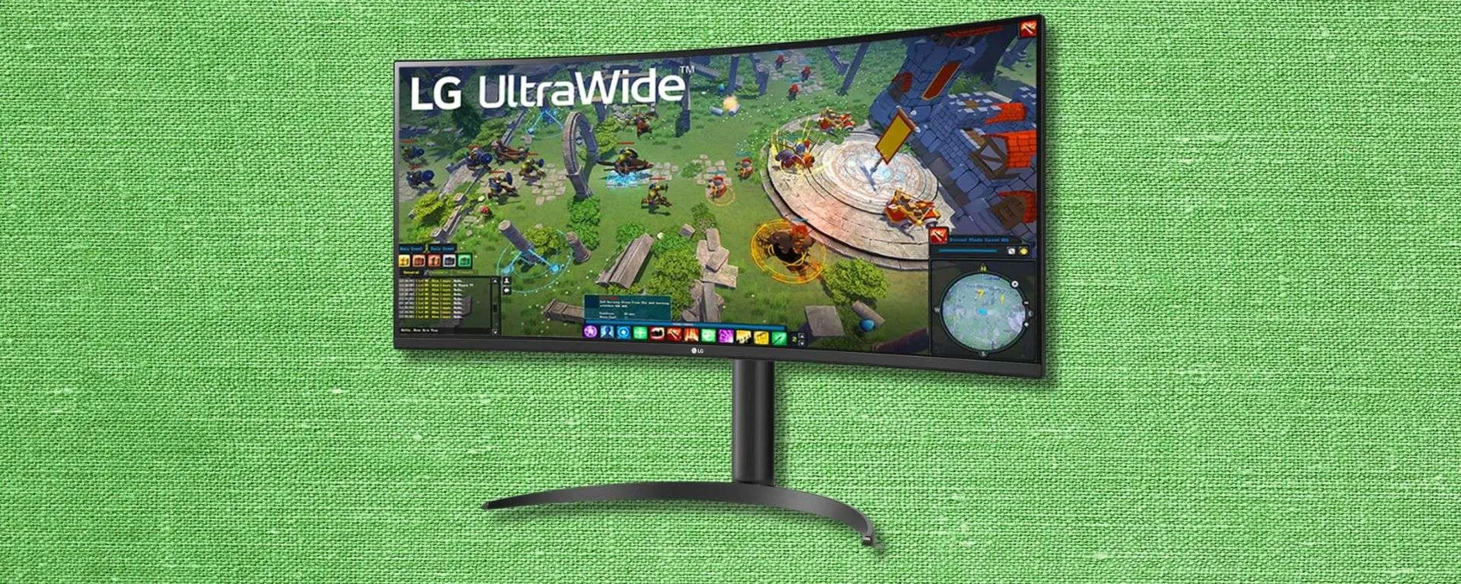 Monitor curvo LG da 34