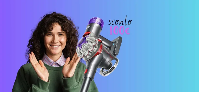 Aspirapolvere Dyson V8 con 100€ di SCONTO su eBay
