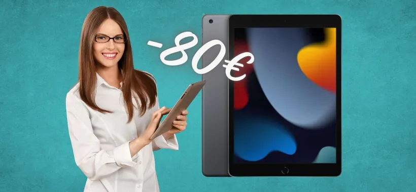 Apple iPad 2021 da 10,2 pollici in SCONTO di 80€ è un OTTIMO AFFARE
