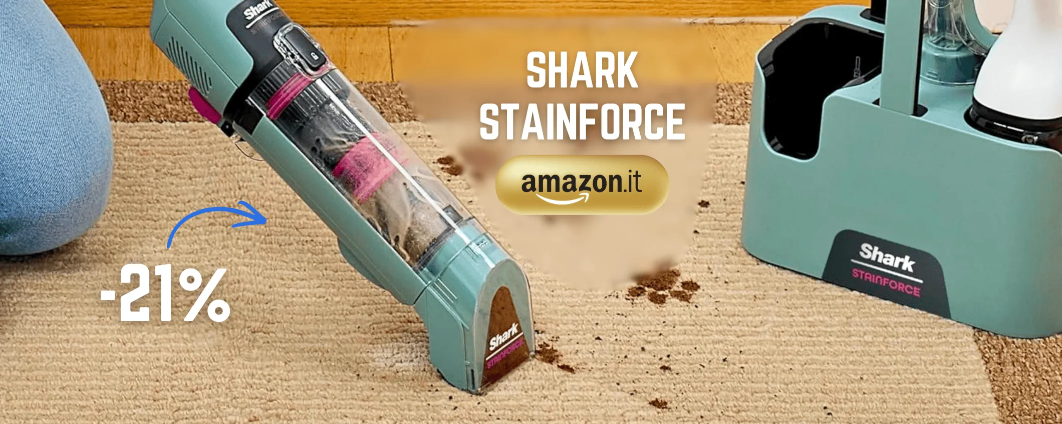 Esiste un pulitore elettrico dei sogni ed è firmato Shark (persino in sconto)
