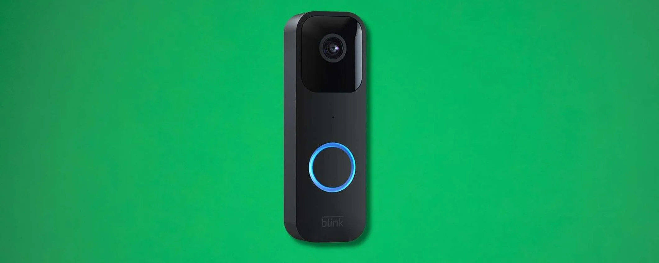 Blink Video Doorbell a 38,49€ (-30%): videocitofono smart economico, ideale per la sicurezza domestica