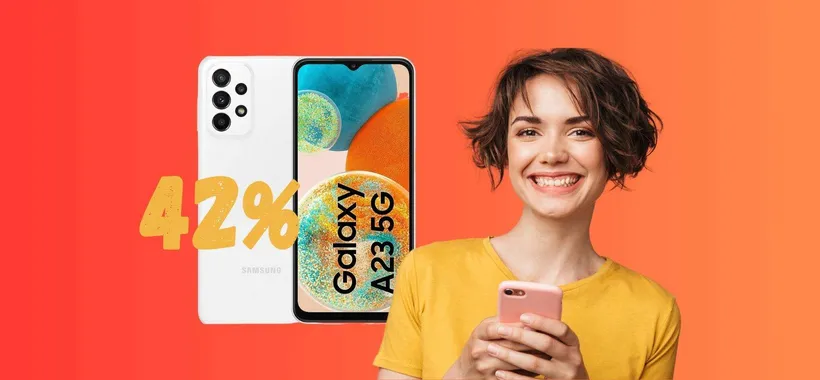 Samsung Galaxy A23 5G: intramontabile smartphone al 42%