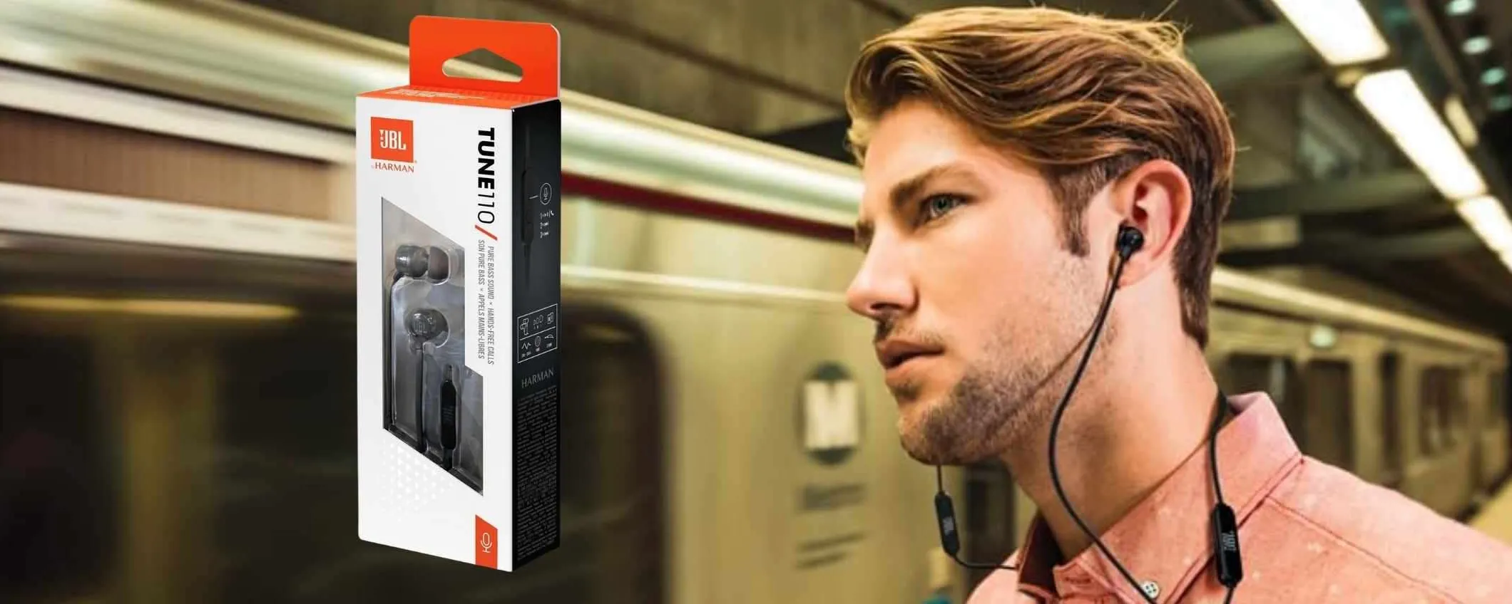 Auricolari JBL T110: comodi e potenti, a prezzo stracciato su Amazon (4,99€)