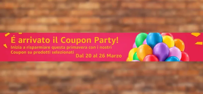 Amazon COUPON PARTY al via: tantissimi sconti fino all'80% (10 imperdibili)