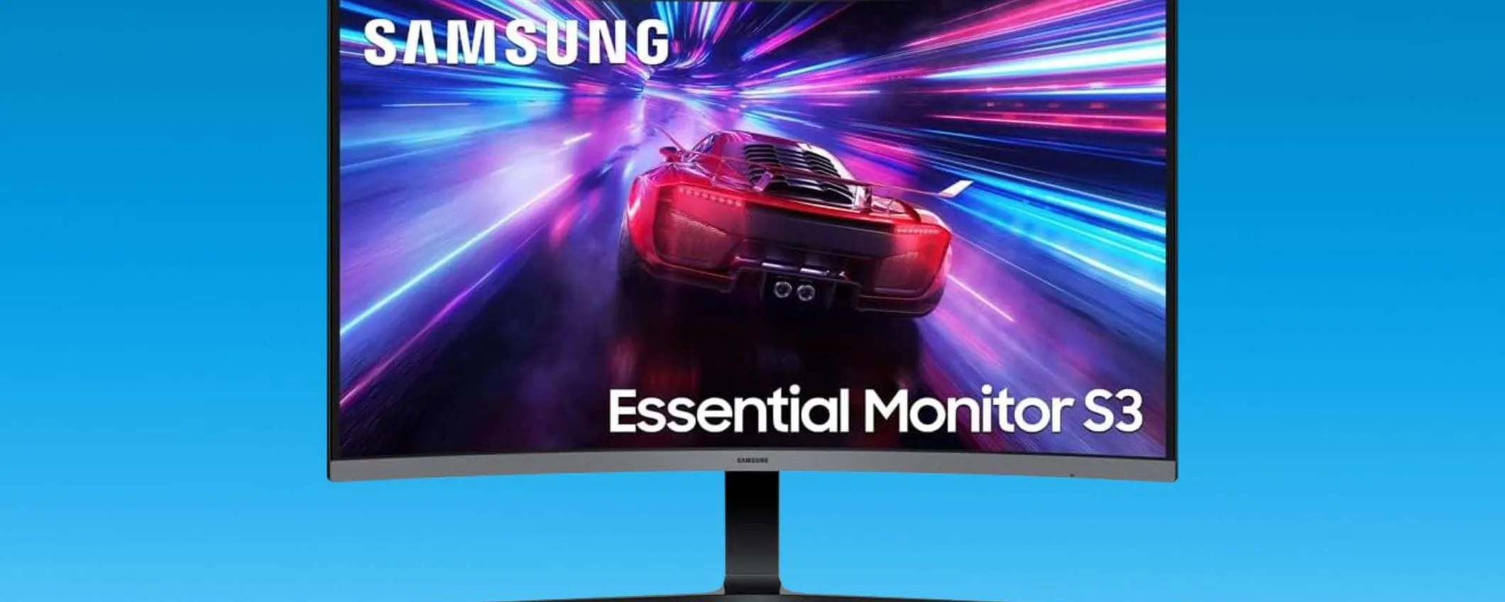 Monitor curvo Samsung in offerta: esperienza immersiva a soli 139,90€