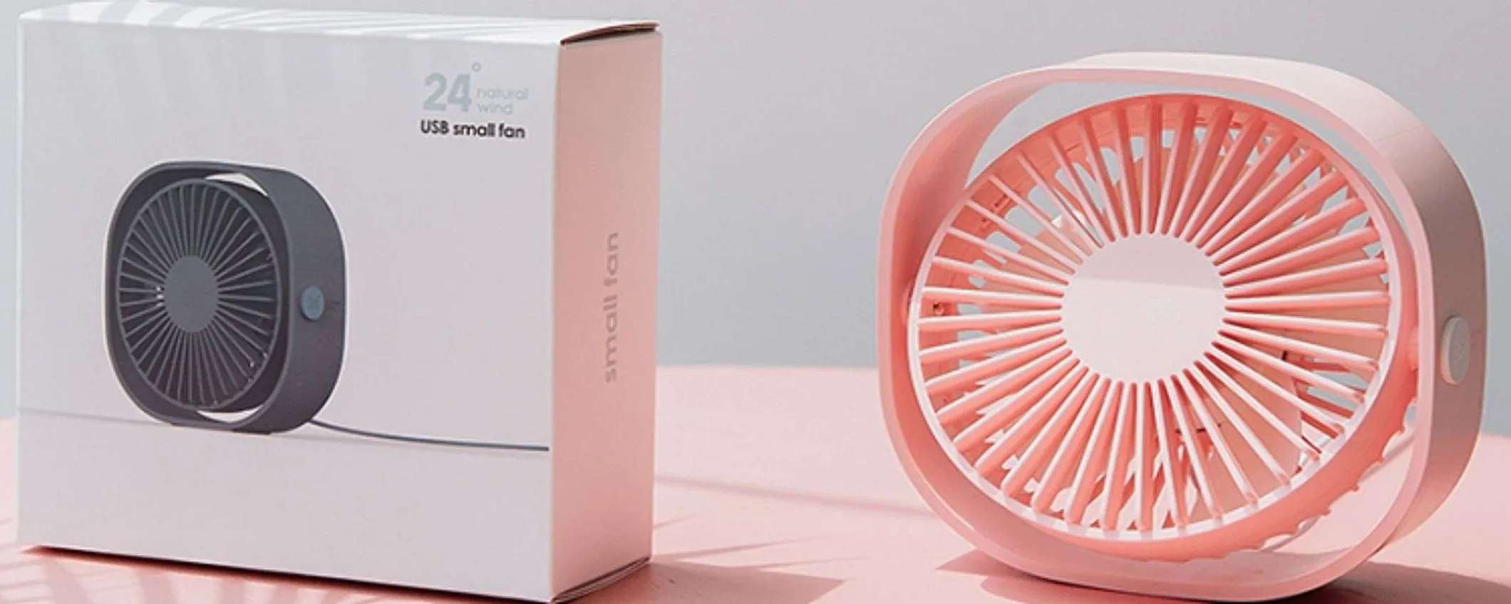Mini ventilatore USB per affrontare il caldo: costa solo 9€ con questa offerta