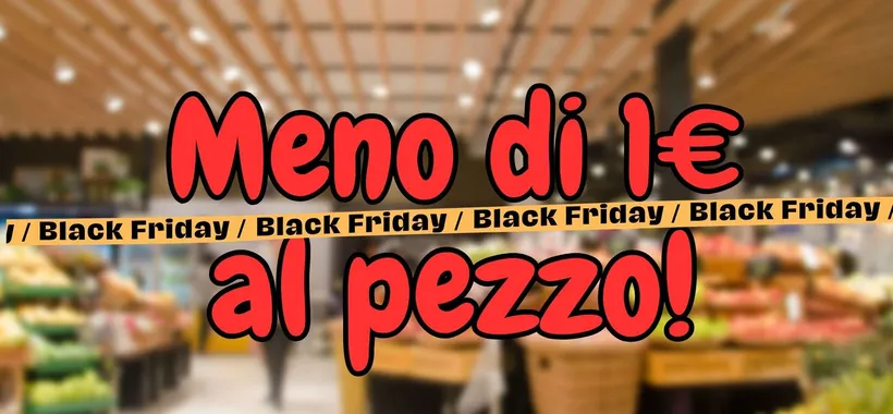Spesa a meno di 1€ al pezzo: il Black Friday GOLOSO continua su Amazon