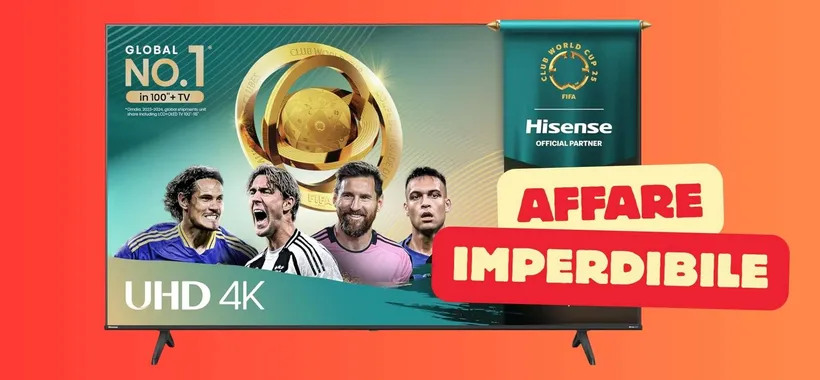 Hisense: Smart TV da 55 pollici UHD 4K a soli 321€ è un affare assoluto