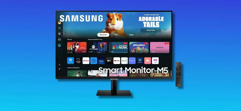 Samsung Smart Monitor M5 27" a 144,99€: sconto del 44% sul monitor multifunzione con Smart Hub