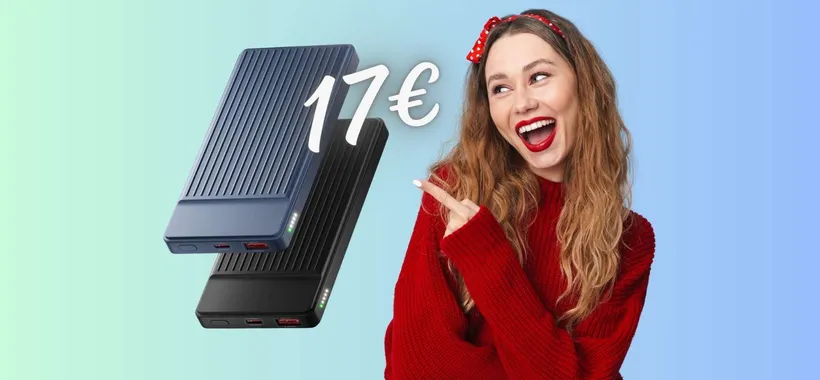 2 Power Bank da 10000 mAh (quasi) al PREZZO di 1 con il COUPON Amazon