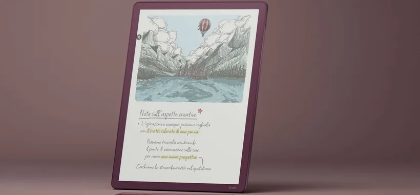 Amazon rinnova Kindle Scribe e lancia il primo modello a colori: arriva Kindle Scribe Colorsoft