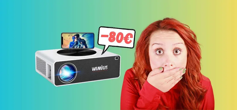 Proiettore WiFi FHD da prendere SUBITO con lo SCONTO di 80€