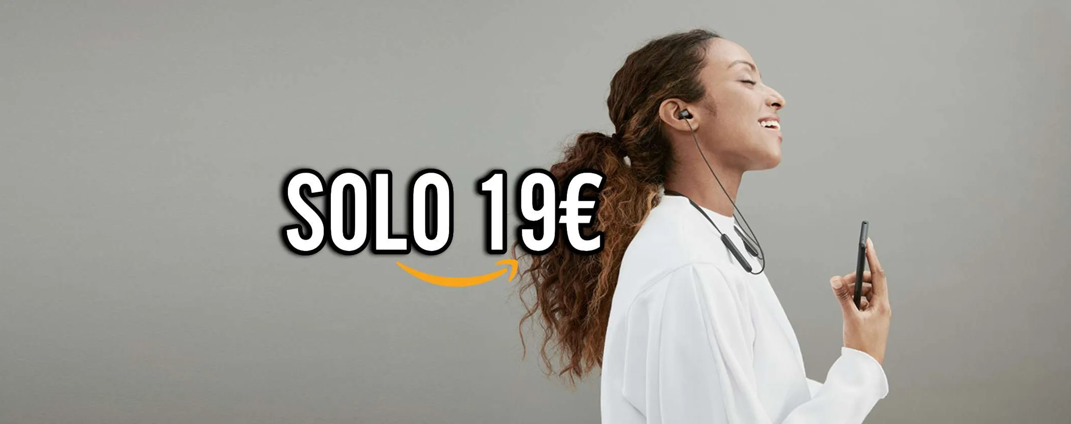 OFFERTA BOMBA Amazon: Auricolari Bluetooth Sony WI-C100 a soli 19€