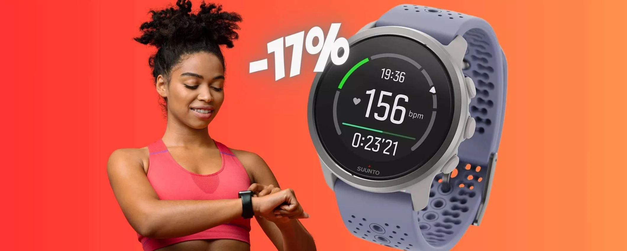Suunto 5 Peak: smartwatch sportivo con 100 ore di autonomia (-17%)