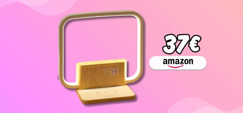 È una sveglia, un caricatore, una luce e tanto altro ancora: UNICA in sconto