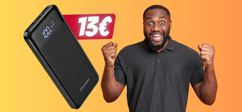 Power bank POTENTE con 3 uscite su Amazon lo puoi avere a 13€