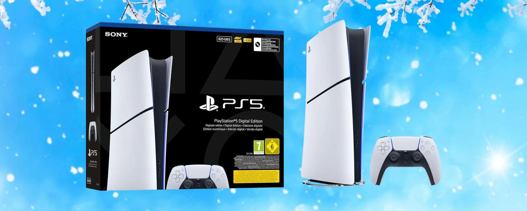 PS5 Digital: sei ancora in tempo per il regalo, è disponibile su Amazon in maxi sconto (-150€)