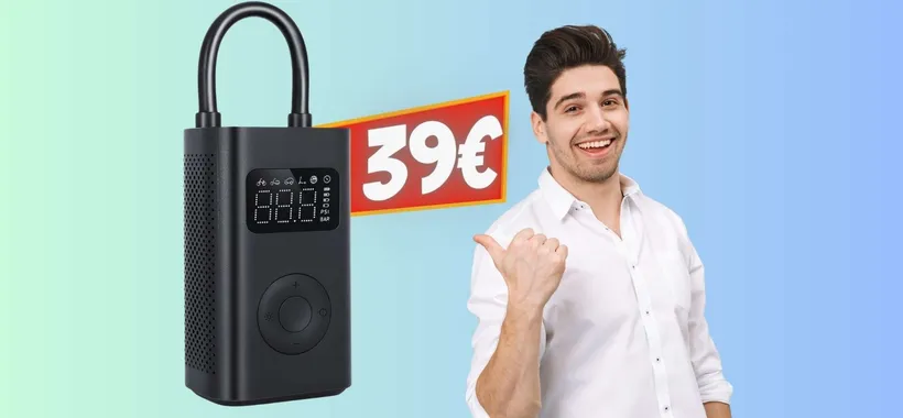 Mini compressore portatile che ti salva nelle emergenze a soli 39€