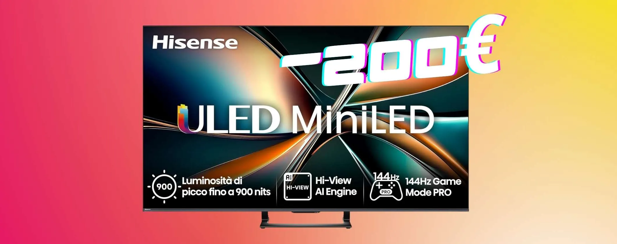 Smart TV Hisense ULED da 55