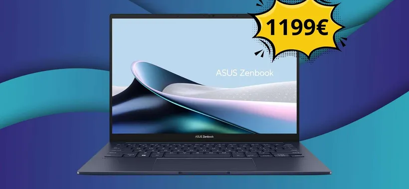 Asus Zenbook 14 OLED, ottimo prezzo: Intel Core Ultra 7 e 16GB di RAM (Amazon)