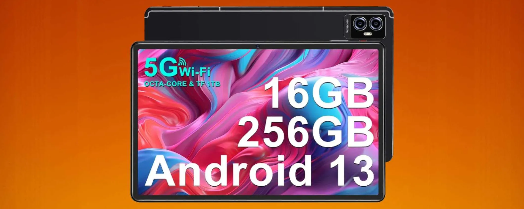 Questo tablet con Android 13 è in offerta a soli 158€: sta andando a ruba