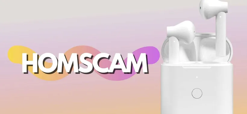 Homscam: le cuffie true wireless economiche con COUPON