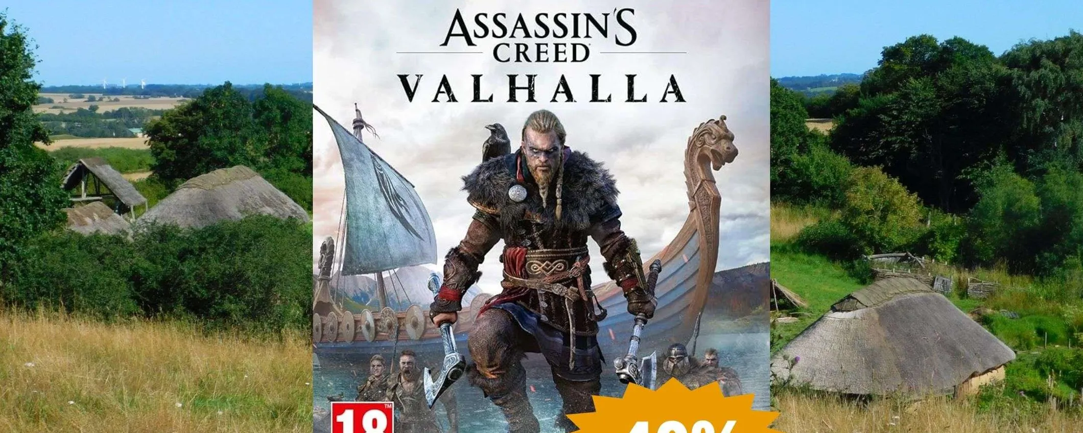 Assassin's Creed Valhalla su PS5: sconto ECCEZIONALE del 40%