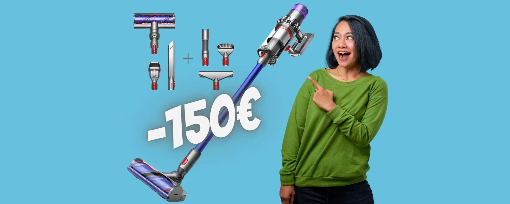 Dyson V11: il RE degli aspirapolvere senza fili in SCONTO di 150€