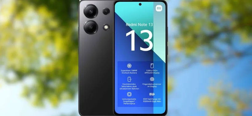 Xiaomi Redmi Note 13 a 146€, la BOMBA: 108MP, 6/128GB e schermo AMOLED 120Hz
