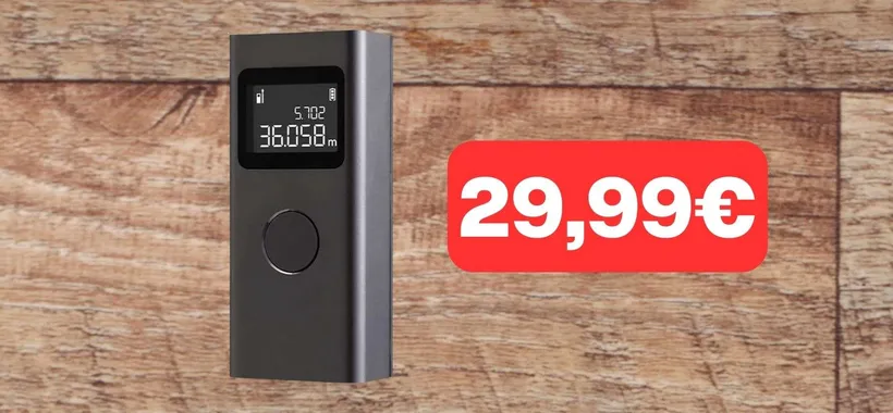 Misuratore Laser Xiaomi a PREZZO STRACCIATO: solo 29,99€ su Amazon