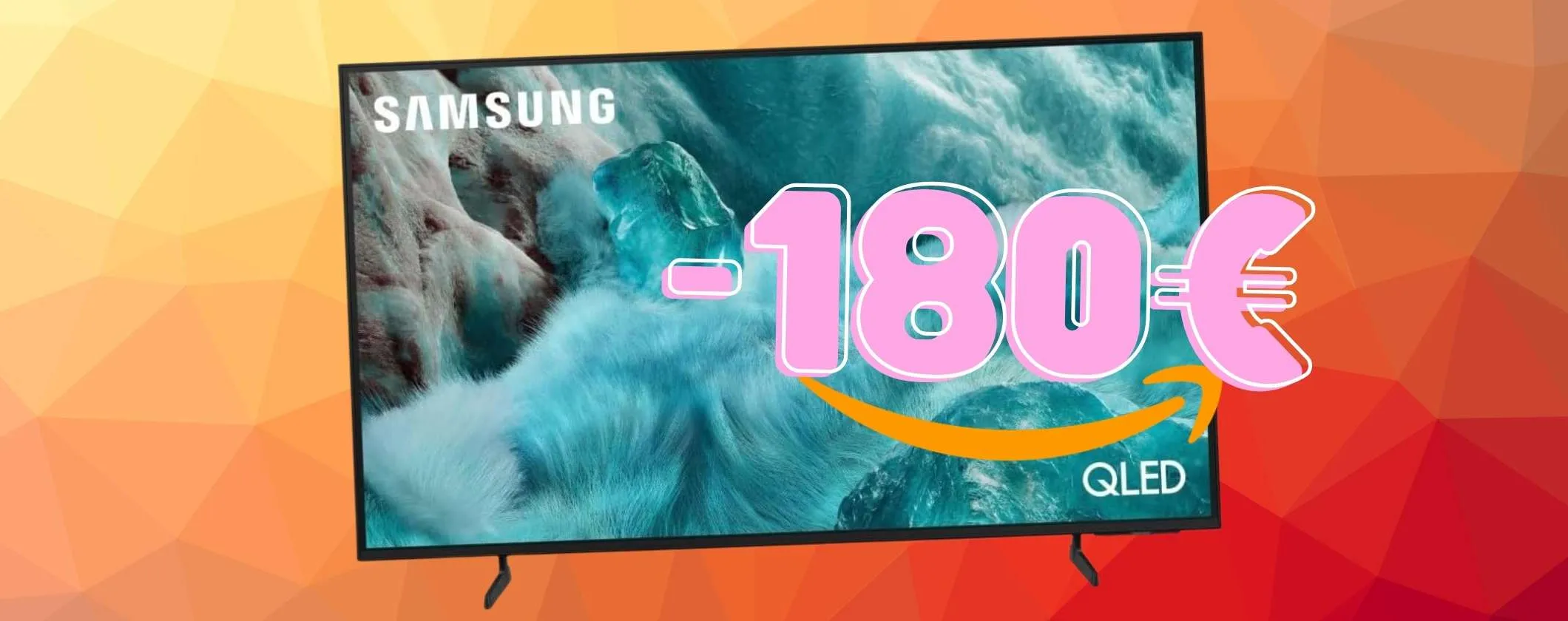Immagini perfette e colori reali con la Smart TV Samsung QLED 4K da 50