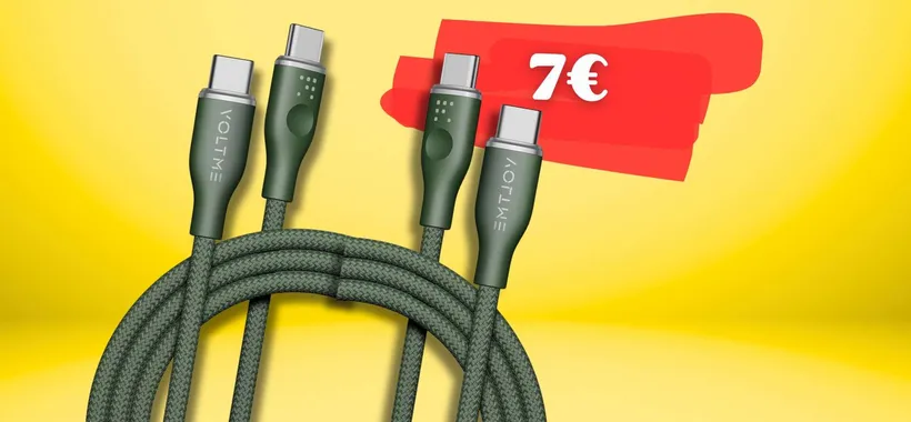 Cavo USB C, fai il PIENO con questi 2 pezzi da 60W e lunghi 1,80m (7€)