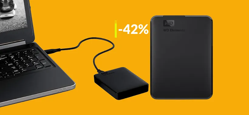 Hard disk esterno 2TB: bastano solo 69€ per questo FULMINE