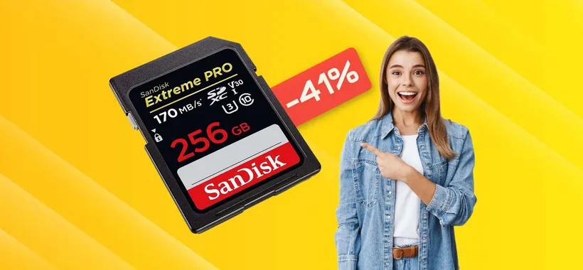 Scheda SD 256GB: questo SCONTO su Amazon non ritornerà (-41%)