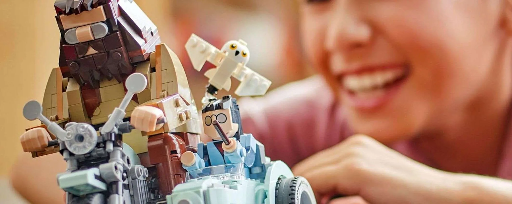 Set LEGO Harry Potter Giro sul Sidecar di Hagrid e Harry in sconto: il regalo di Pasqua a SORPRESA